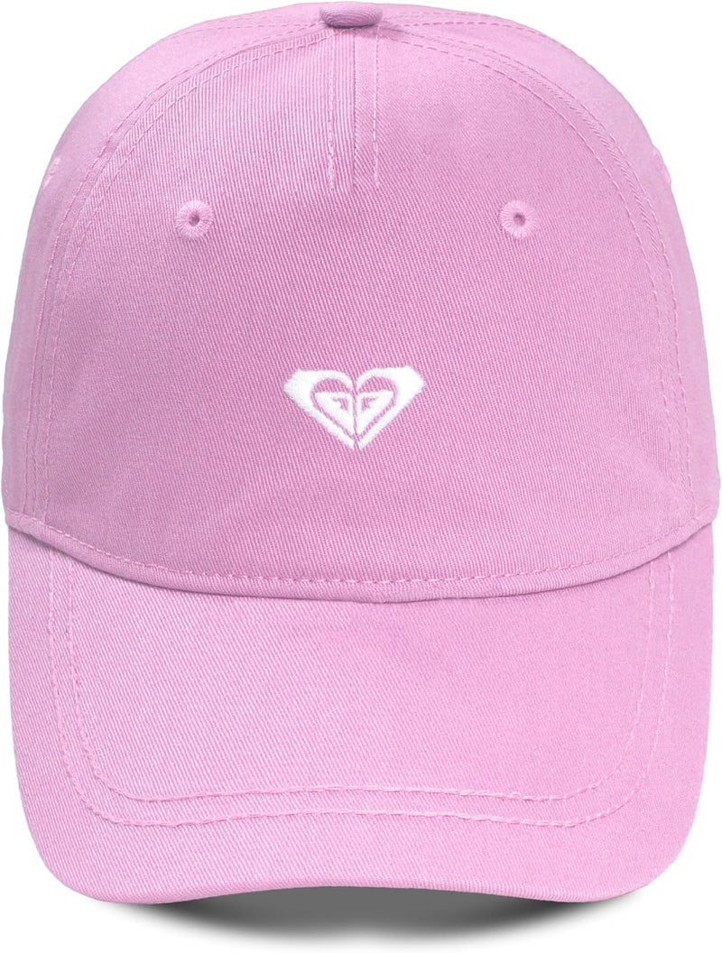 Roxy Girls' Embroidered Baseball Cap | Dad Hat | Adjustable | Sun Protection | Beach | Vacation | Cotton - - Image 2